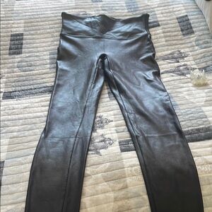Black Faux Leather Leggings